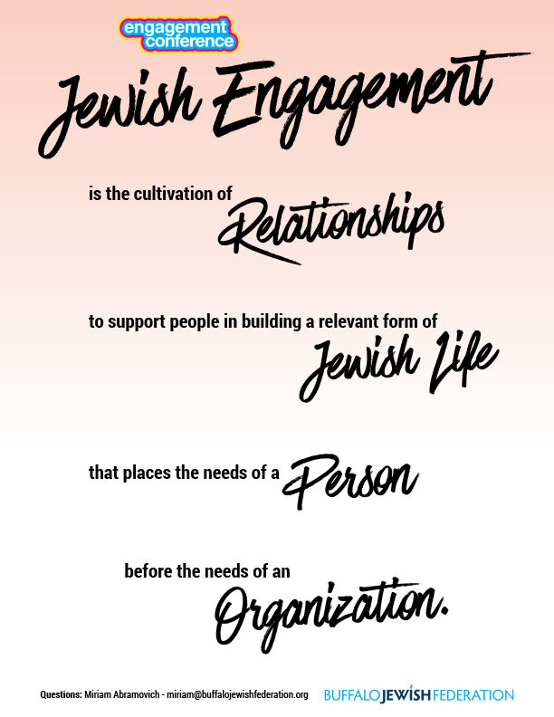 Engagement Resources - Jewish Engagement Definition