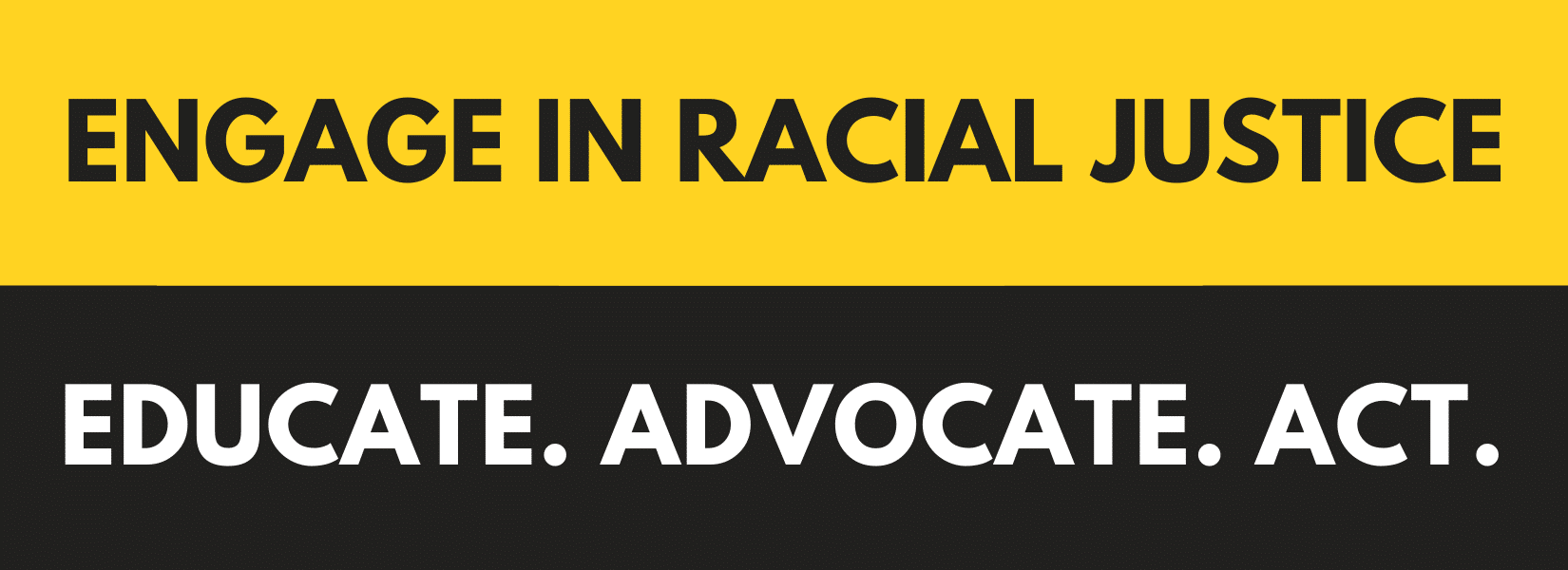 Engage in Racial Justice Graphic
