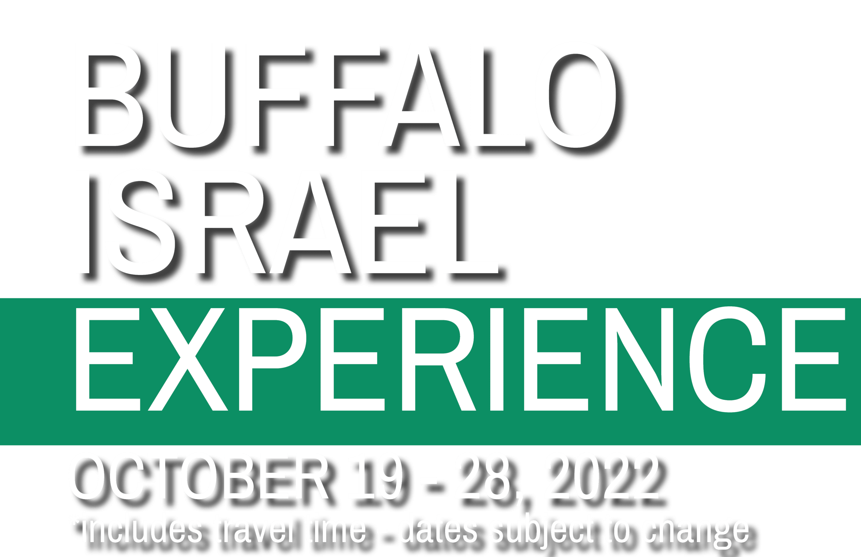 Buffalo Israel Experience II - BIE 2022 Logo white with drop shadow for website 464x300 1
