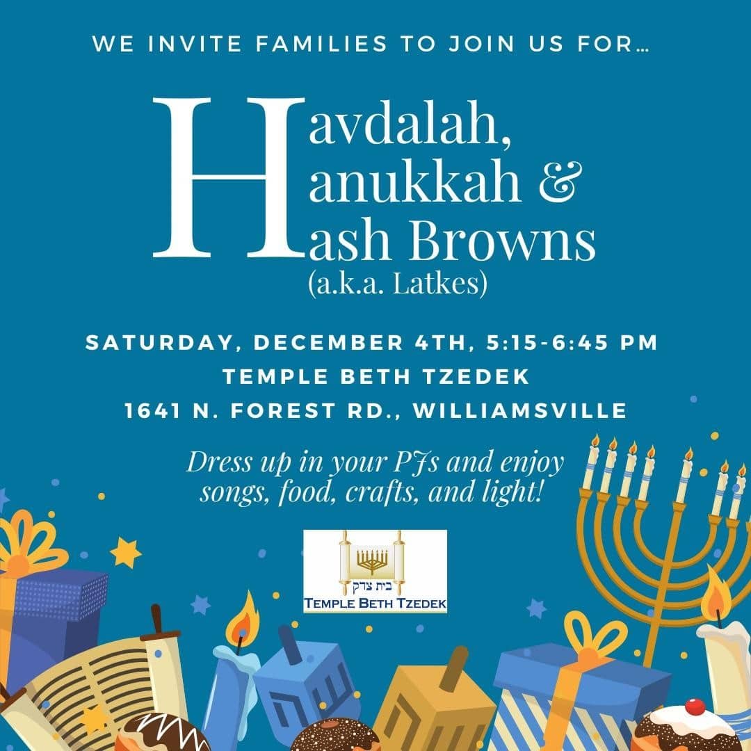 Havdalah, Hanukkah & Hash Browns - TBT Hanukkah prog 12.4.21