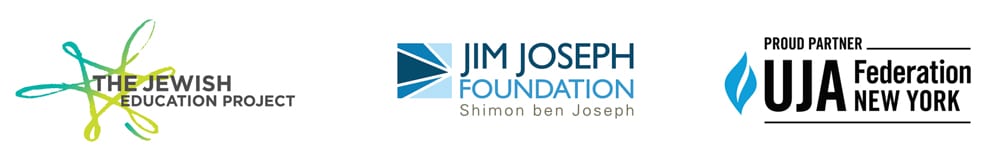 Bystander to Upstander - Jewish Education Project grant logos
