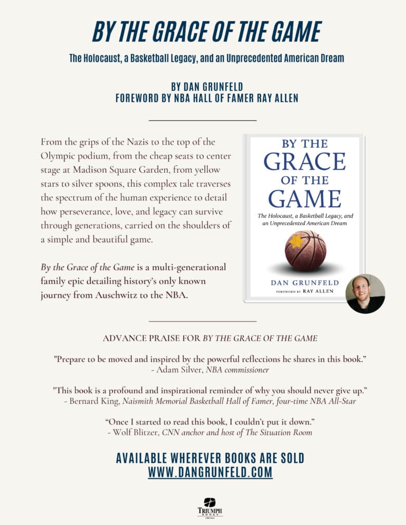 CJB Virtual Book Talk and Q&A with Dan Grunfeld - By the Grace of the Game Flyer On Sale
