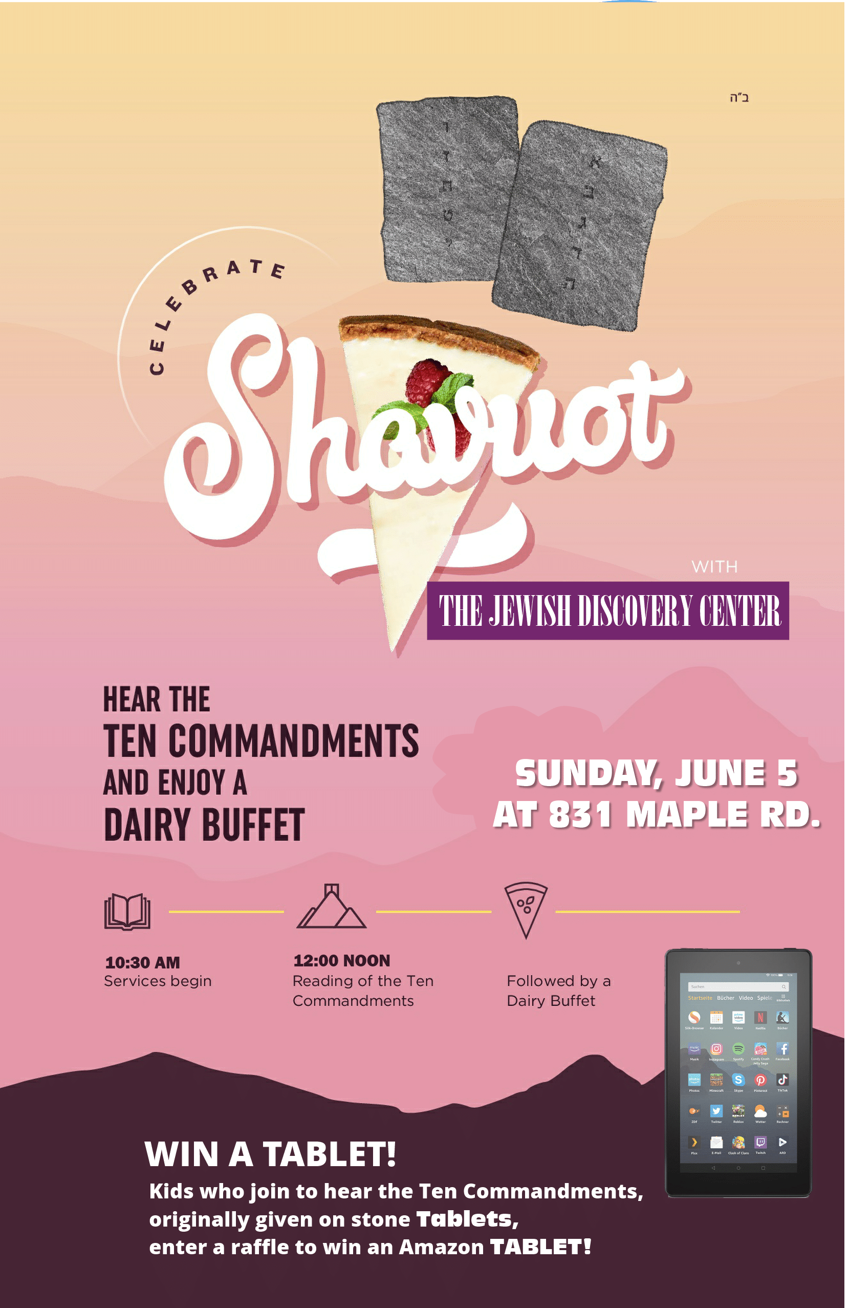 Shavuot Celebration - Shavuos meal 2022