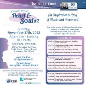 The Stars of A Woman's Work of Heart and Soul #2 - TELLL Heart Soul square ad 1