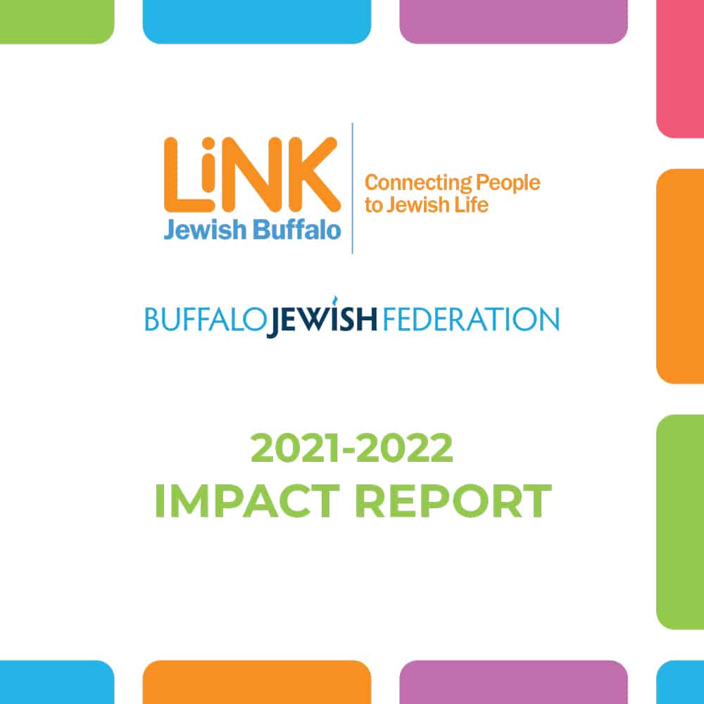 LiNK Jewish Buffalo - 2022 LiNK impact report cover
