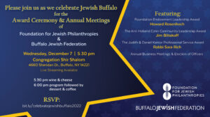 Jewish Buffalo's Dreamers - Annual Meeting 2022 2