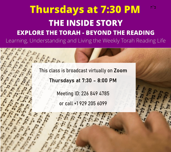 The Inside Story: Explore the Torah - Parsha class 7 30