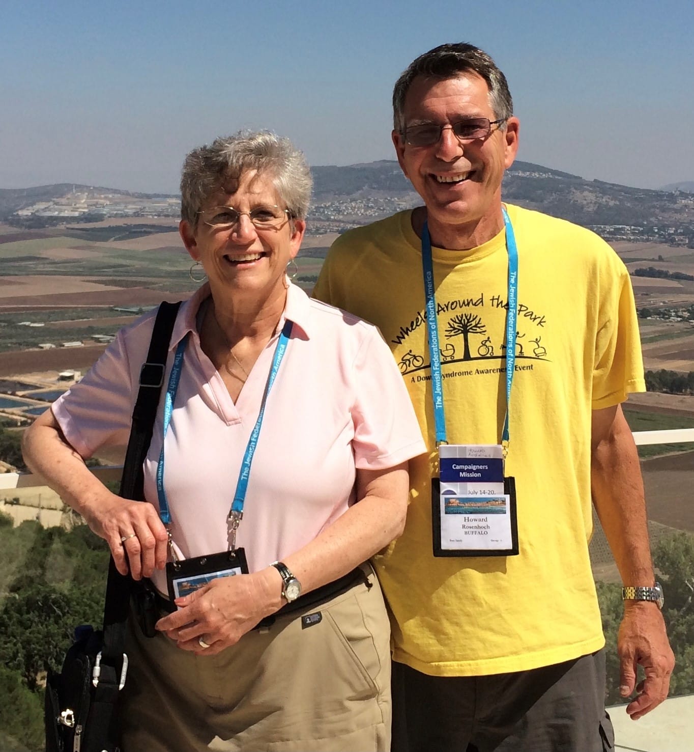 Howard Rosenhoch - Howard and Valerie at Nazareth Israel