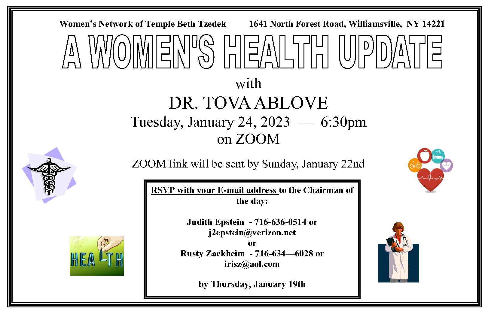 TBT - A Women's Health Update - 2023 January 24th WN Program