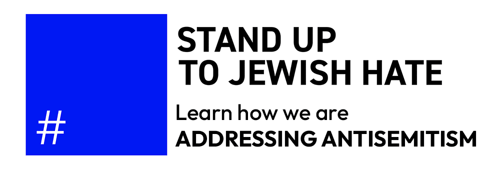 Home - Copy - Addressing antisemitism blue square