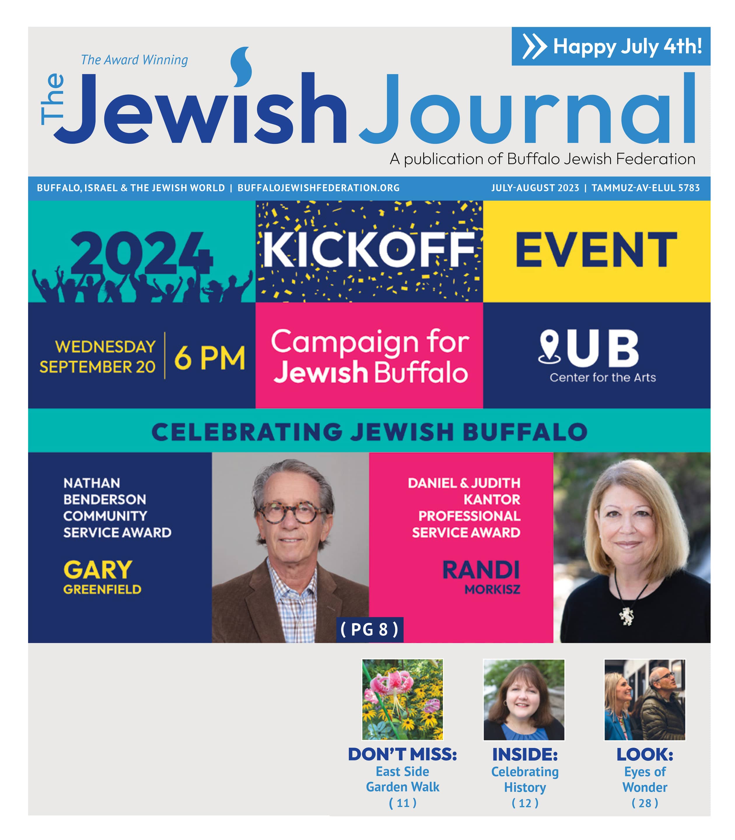 Jewish Journal - JJ JULY AUG 2023 Cover