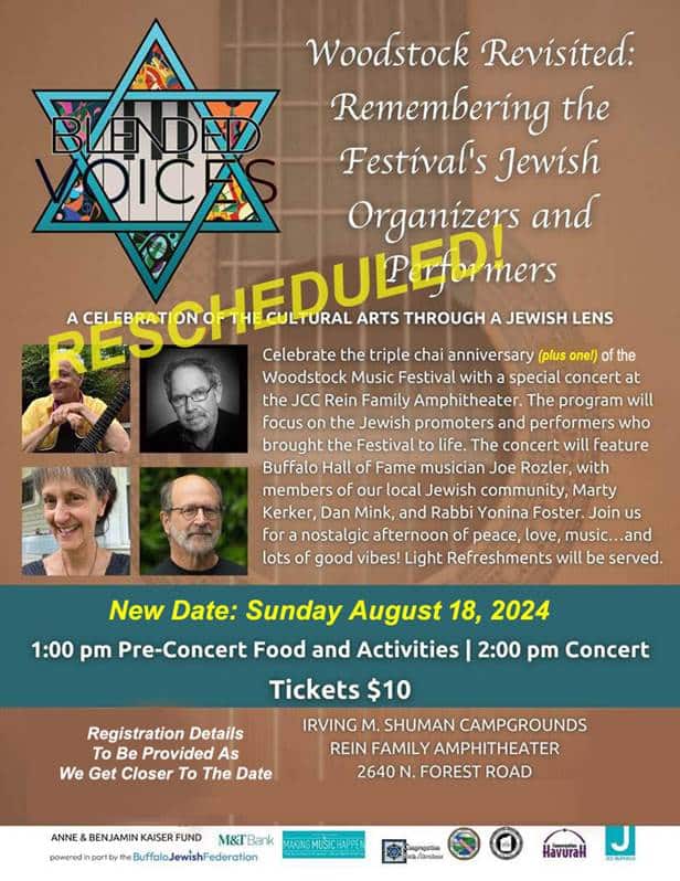 Woodstock and the Jews - RESCHEDULED - woodstock revisited rescheduled