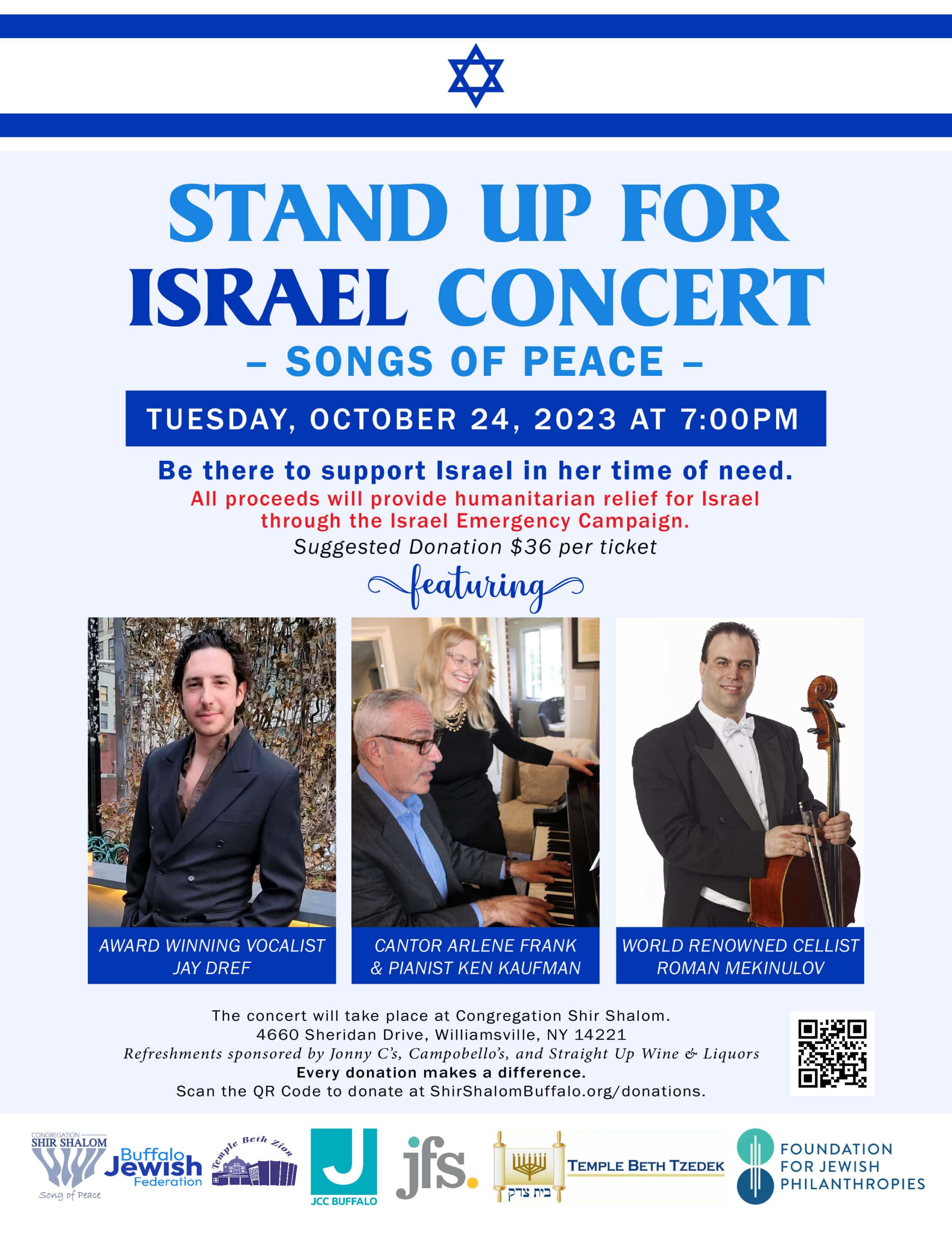 Stand up for Israel Concert: A Fundraiser - stand up for isreal4