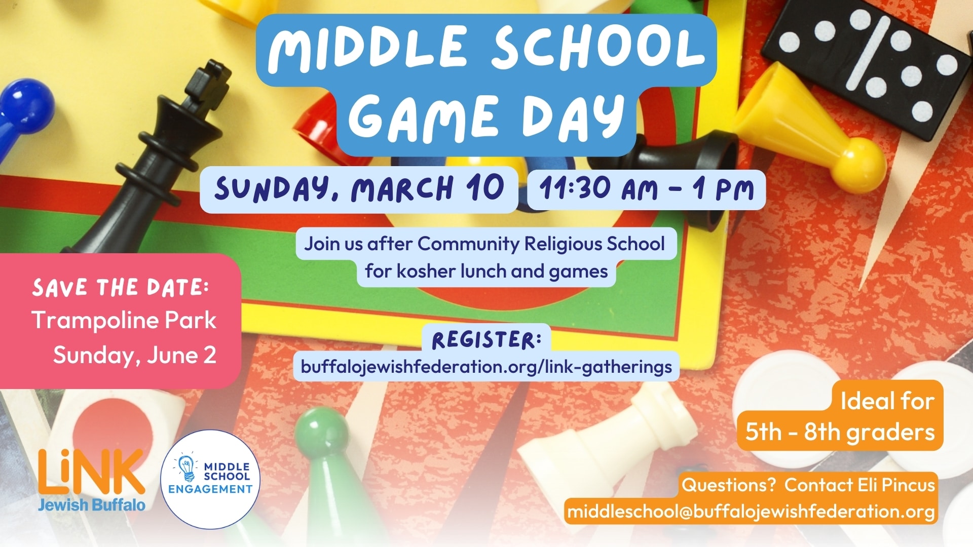 Middle School Game Day - Game Day Middle School form header