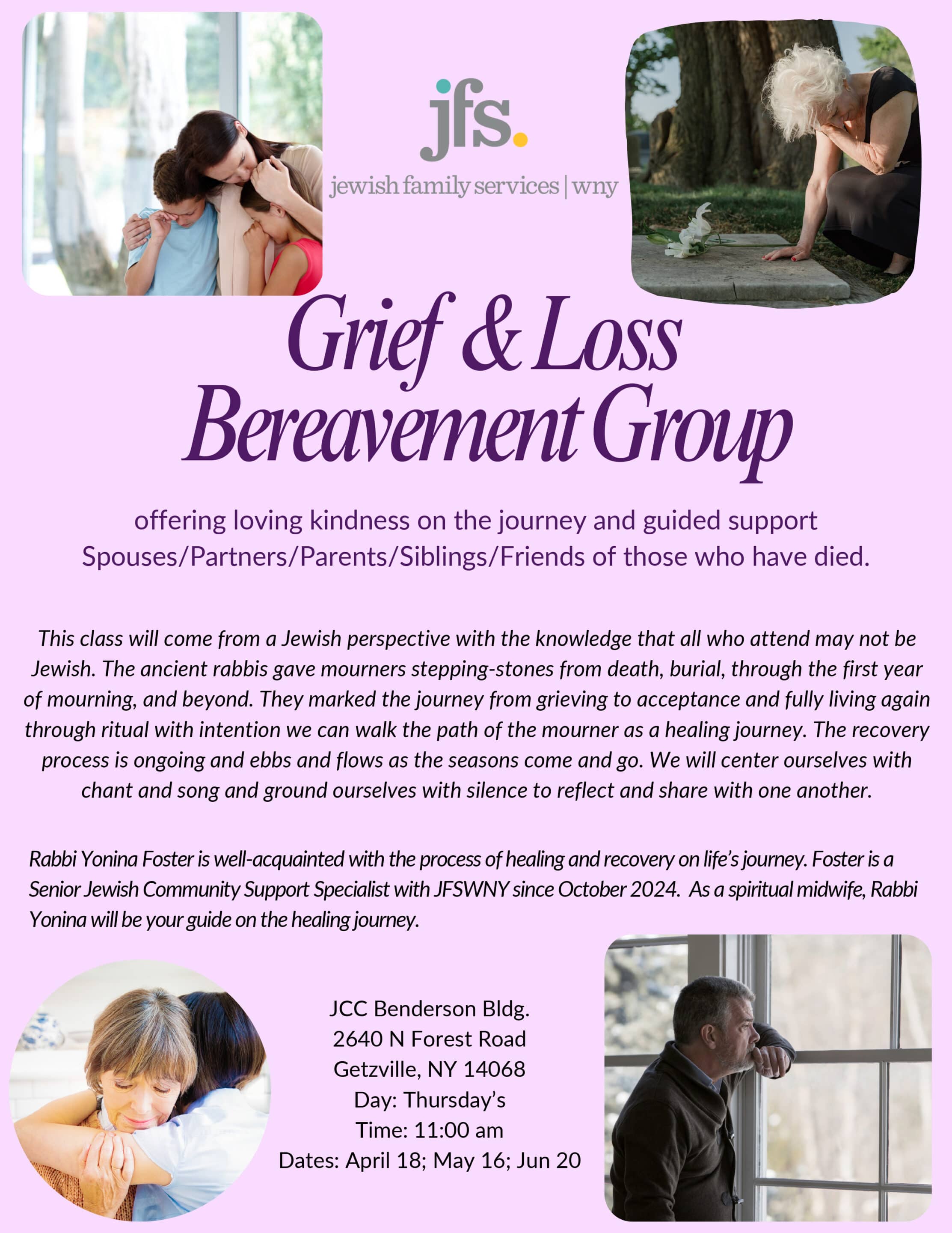 Grief & Loss Bereavement Group - Grief Loss flier 424 scaled