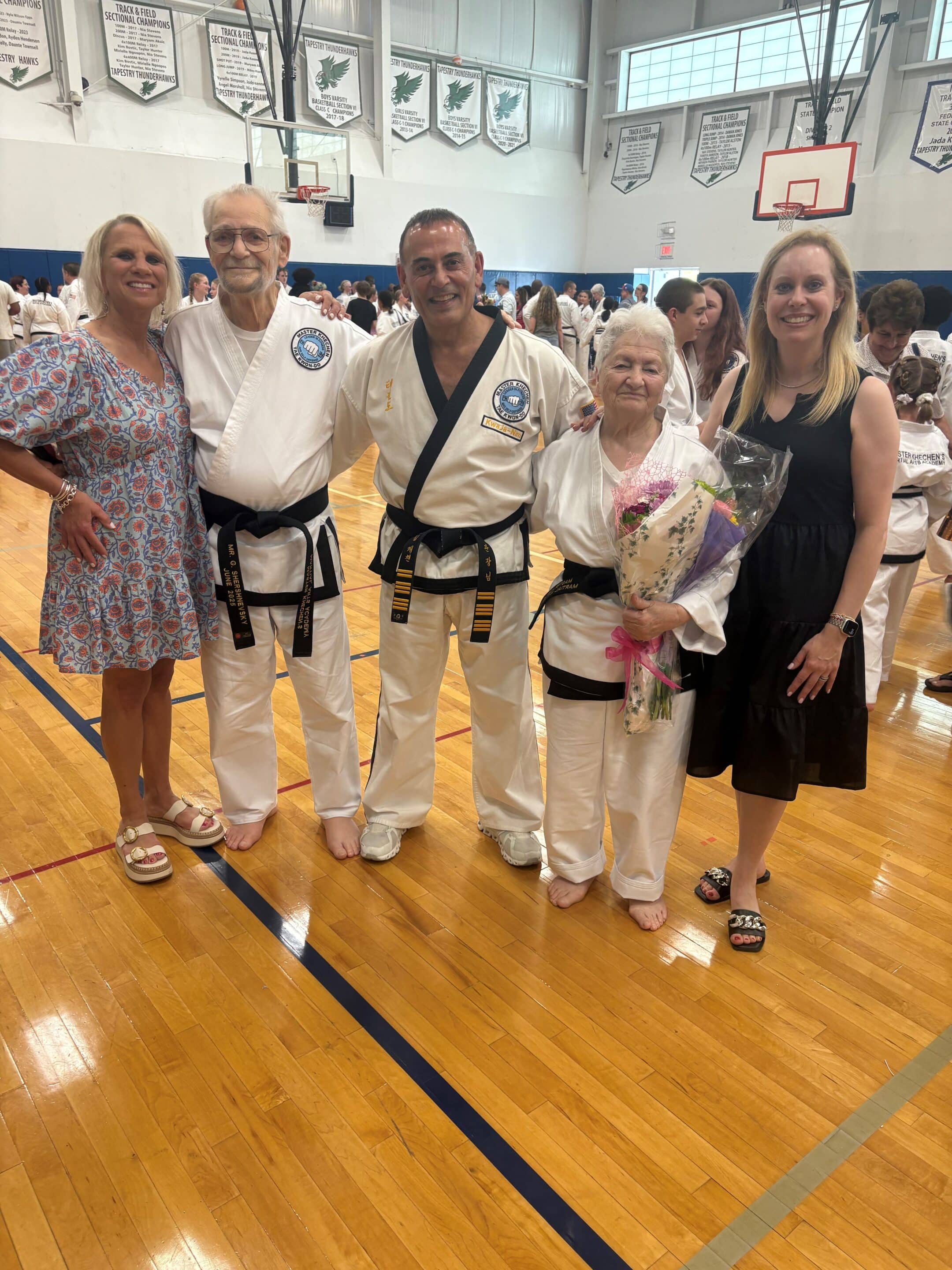 Greg and Rya with Wendy and Lauren