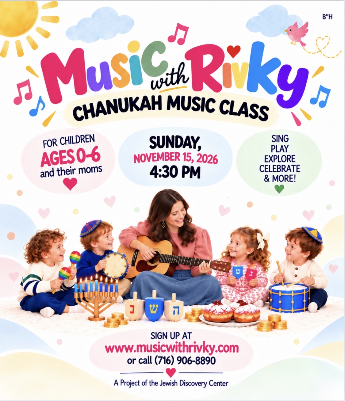 “Music with Rivky” Pre-Chanukah Music Class