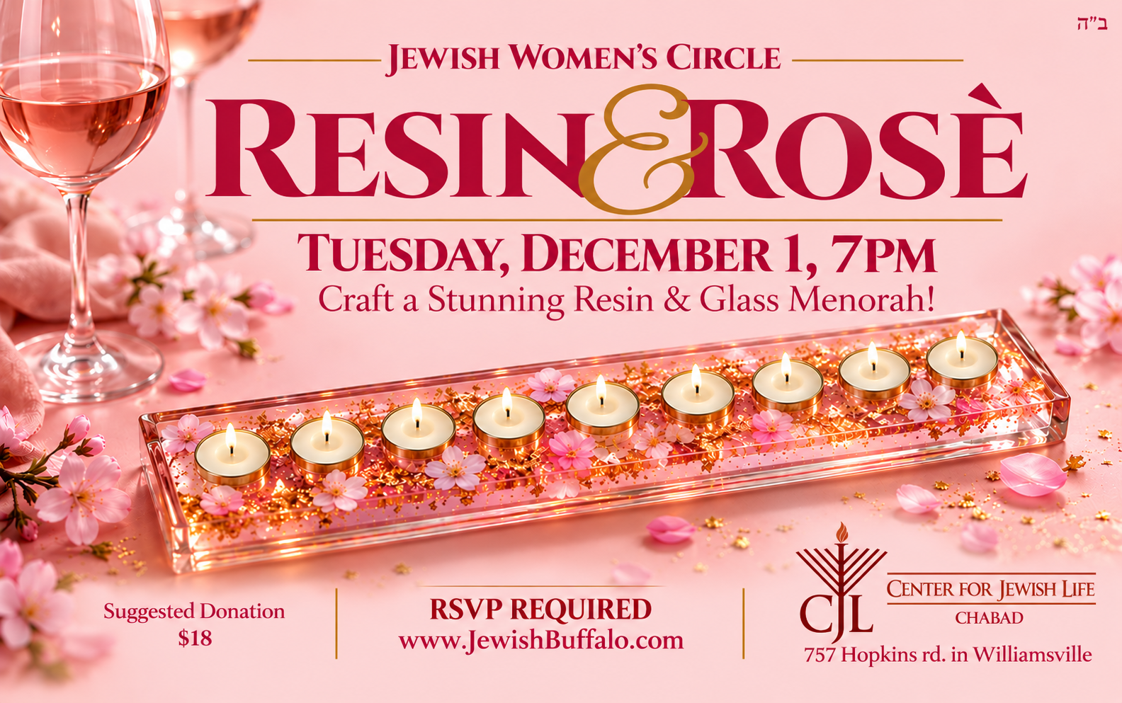 Jewish Women’s Circle – Pre Chanukah Ladies Night Out